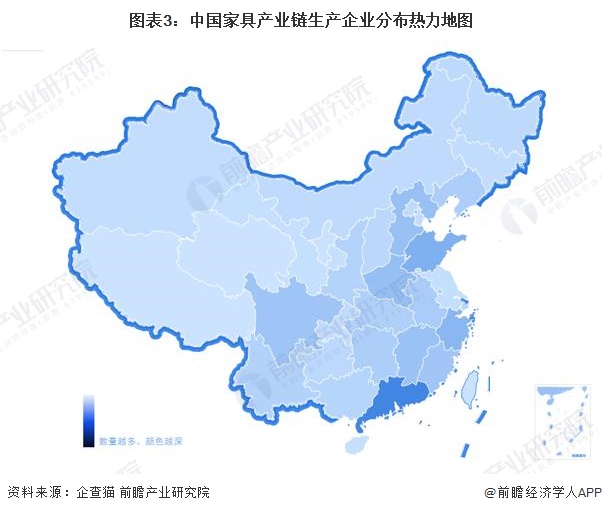 【干货】2023年博亚体育入口家具行业产业链全景梳理及区域热力地图(图3)